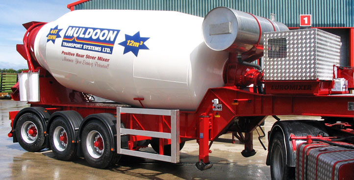 Muldoon Transport Systems - Steer Mixer Trailer